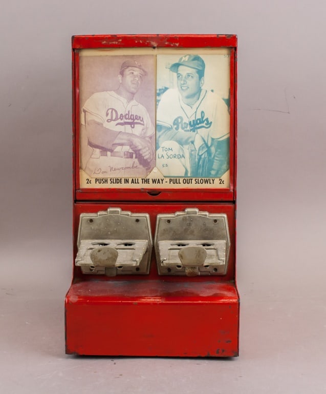 American 1940s Baseball Card Vending Machine (1 of 8)