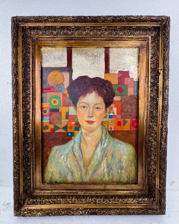 OOC Sgd Gustav Klimt Paris Lefevre Gallery London (1 of 10)