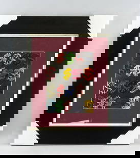 Lithograph on Paper Attr. Andy Warhol w/ COA '1979: Lithograph on paper, framed. This artwork features bold colors and characteristic pop art elements. The composition embodies Warhol’s iconic aesthetic, reflecting his exploration of commercial image
