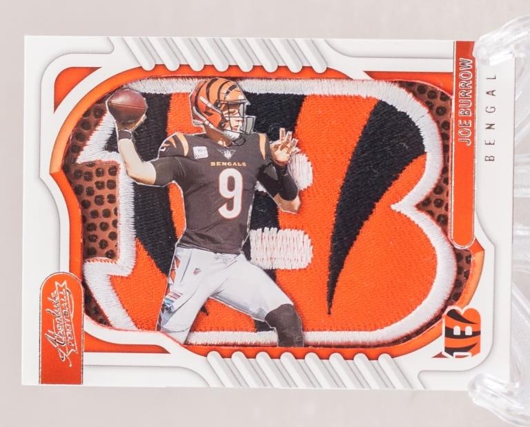 2022 Panini Bengals Joe Burrow Logo Patch Card (1 of 6)