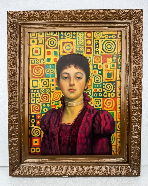 OOC Sgd Gustav Klimt Paris Lefevre Gallery London (1 of 10)