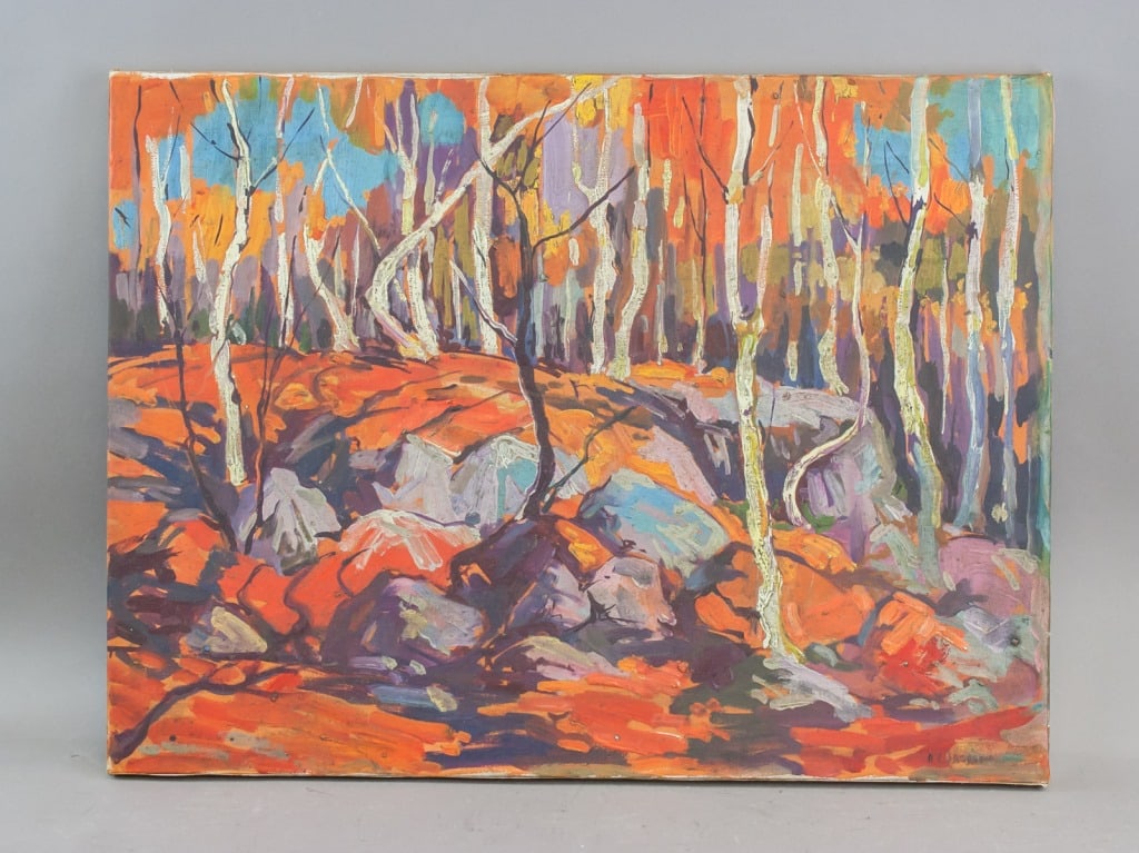 Canadian Oil on Canvas Sgd Alexander Young Jackson (1 of 10)