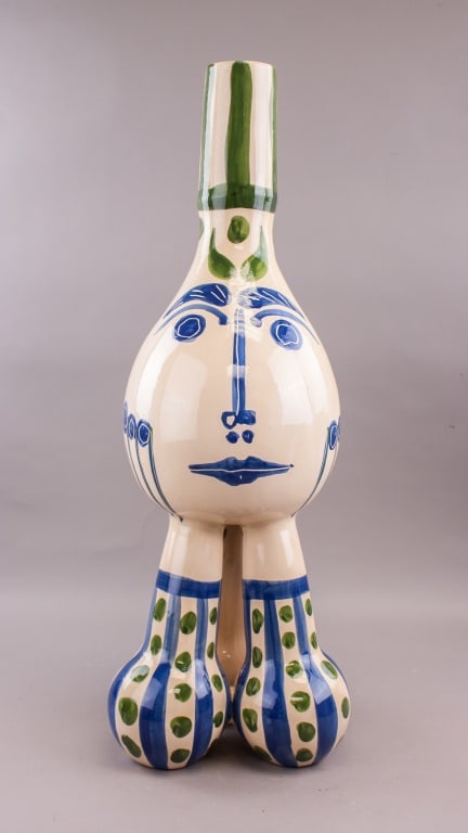 Rare Spanish Porcelain Tripod Signed Picasso 24/75 (1 of 10)