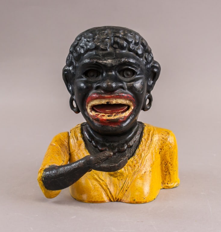 Cast Iron Mechanical Bank 'dinah'