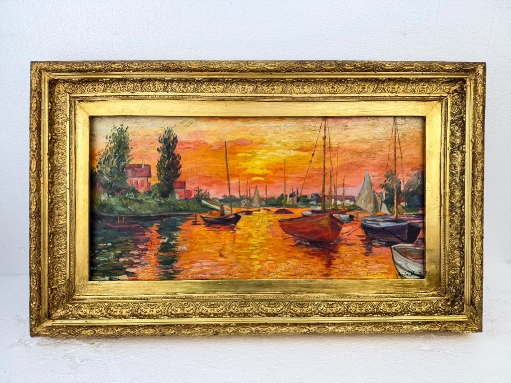 OOC Signed Claude Monet Bernheim Jeune & C (1 of 10)