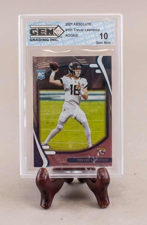 2021 Absolute #101 Trevor Lawrence Rookie GEM 10 (1 of 10)