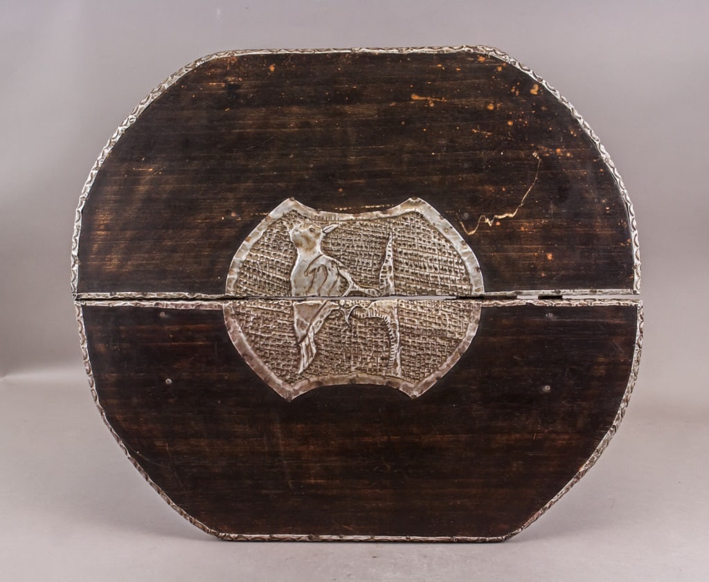 Antique African Wood Carved Folding Table - 3