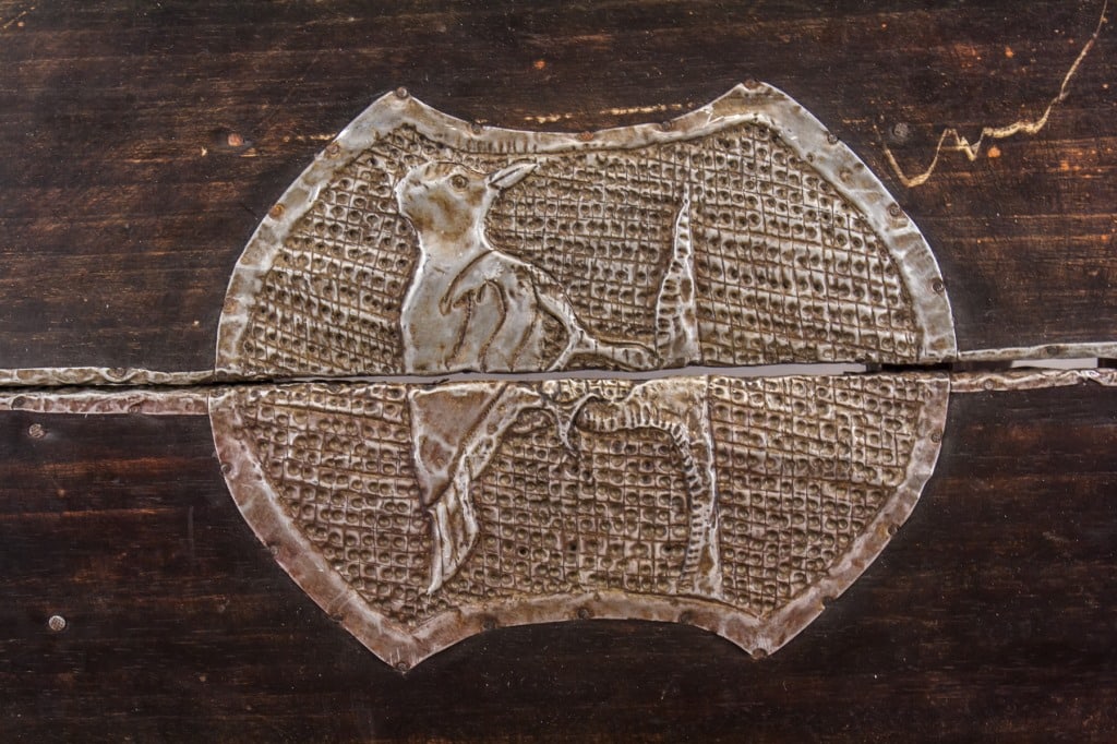 Antique African Wood Carved Folding Table - 4