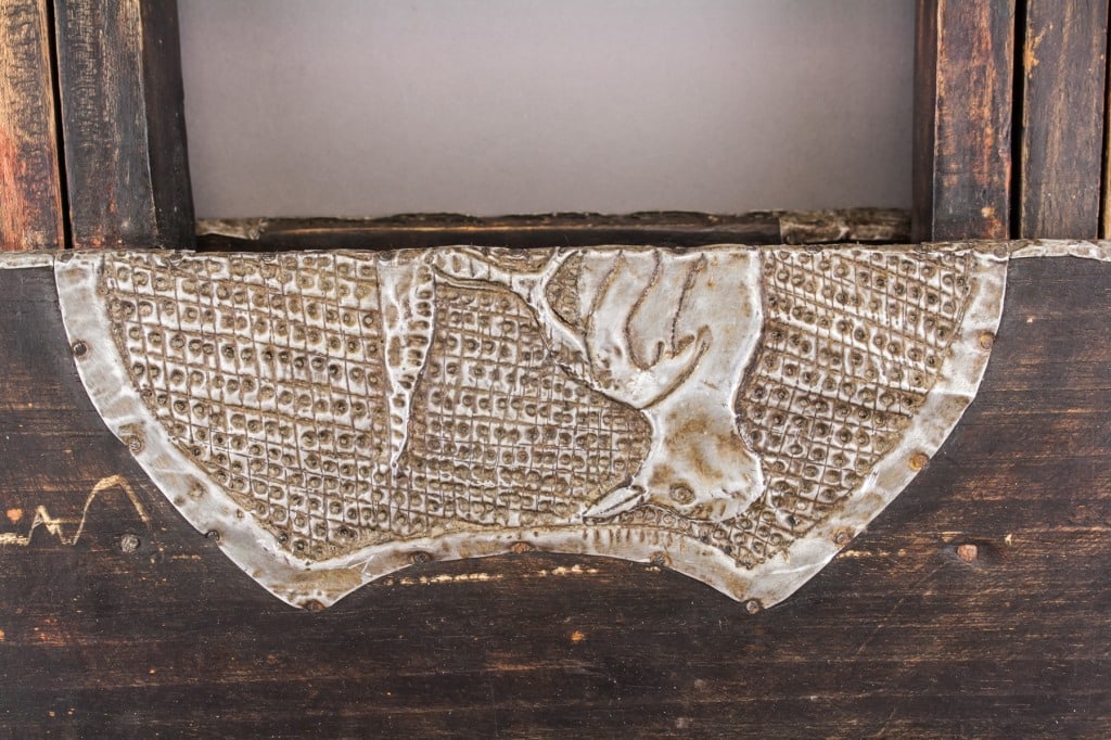 Antique African Wood Carved Folding Table - 7