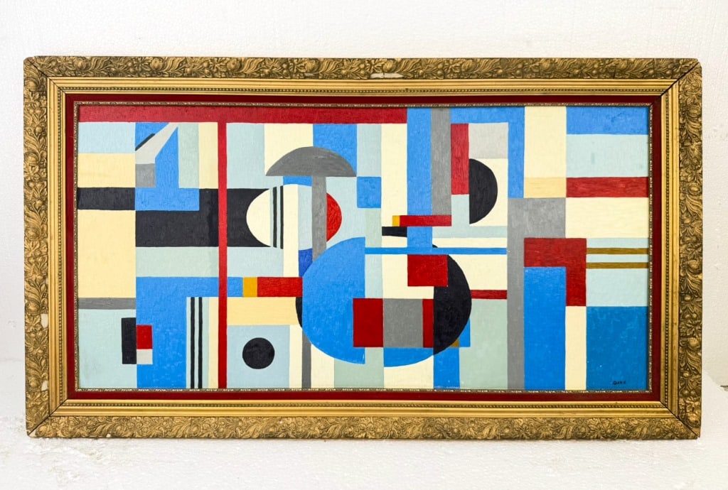 Oil Masonite Signed Sandu Darie Sportsman Gallery (1 of 10)