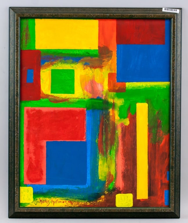 American Oil on Canvas Signed Hans Hofmann (1 of 5)