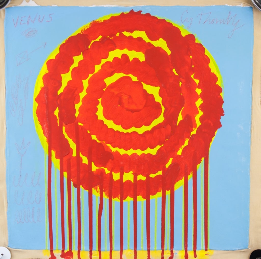 American Acrylic on Canvas Signed Cy Twombly (1 of 10)