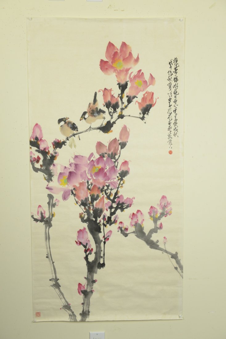 Chinese Watercolour Painting Signed and Sealed