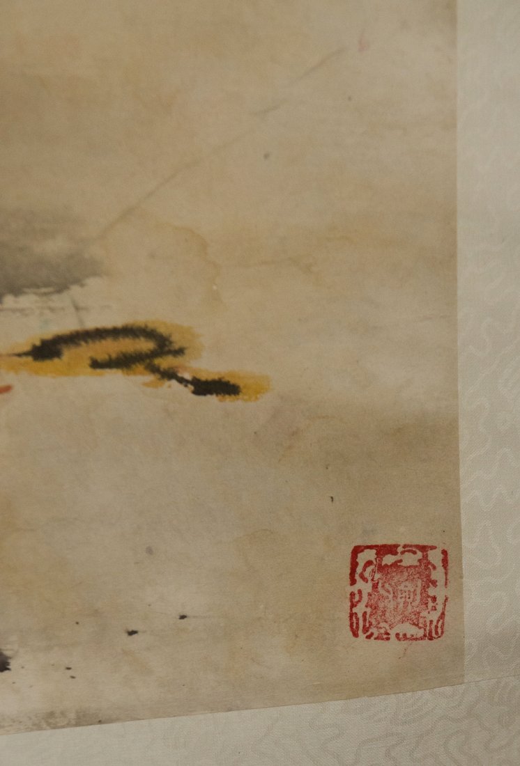 Chinese Painting of Monkeys Signed Gao Jian Fu - 4