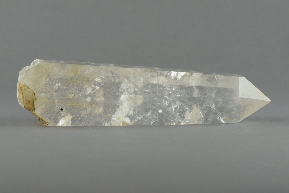 Natural Rock Crystal Obelisk with Fine Hairlines - 2