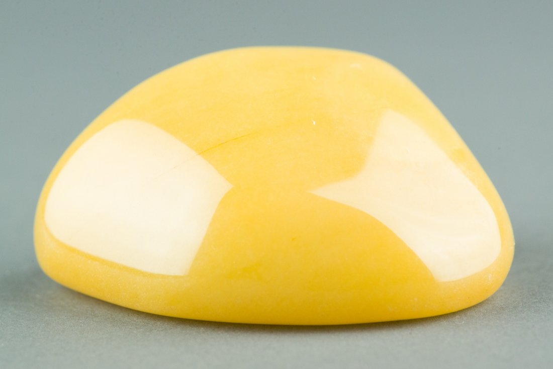Lustrous Honey Tone Hardstone Pebble - 2