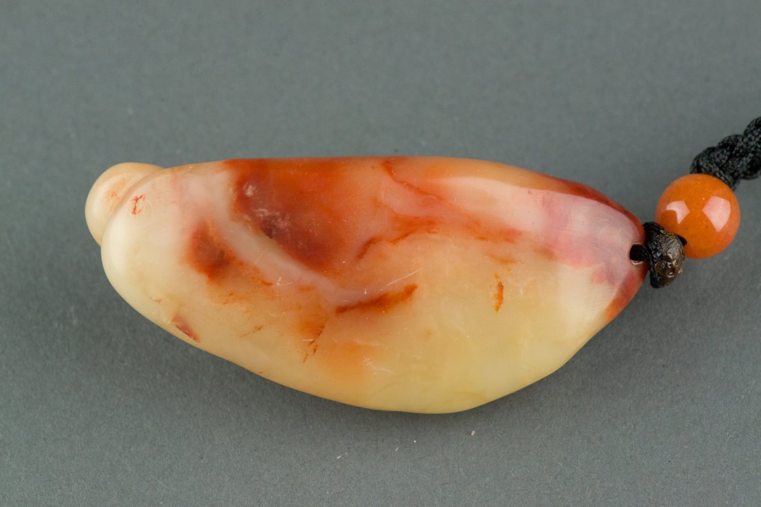 Fine Chinese Shoushan Stone Toggle Carved Chilong - 3