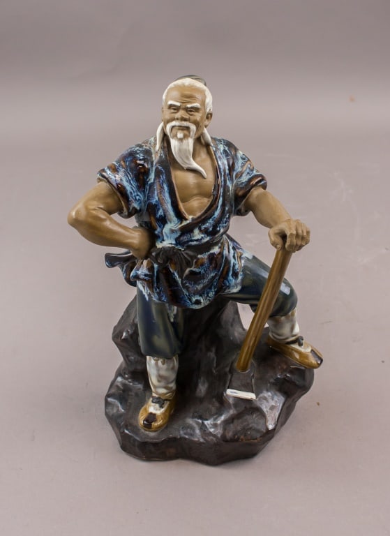 1980s Chinese Shiwan Pottery Mud Man Sculpture (1 of 10)