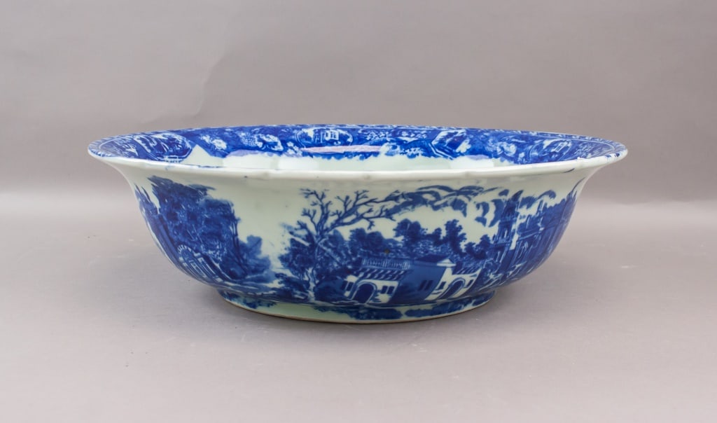 British Victoria Blue & White Porcelain Bowl (1 of 7)