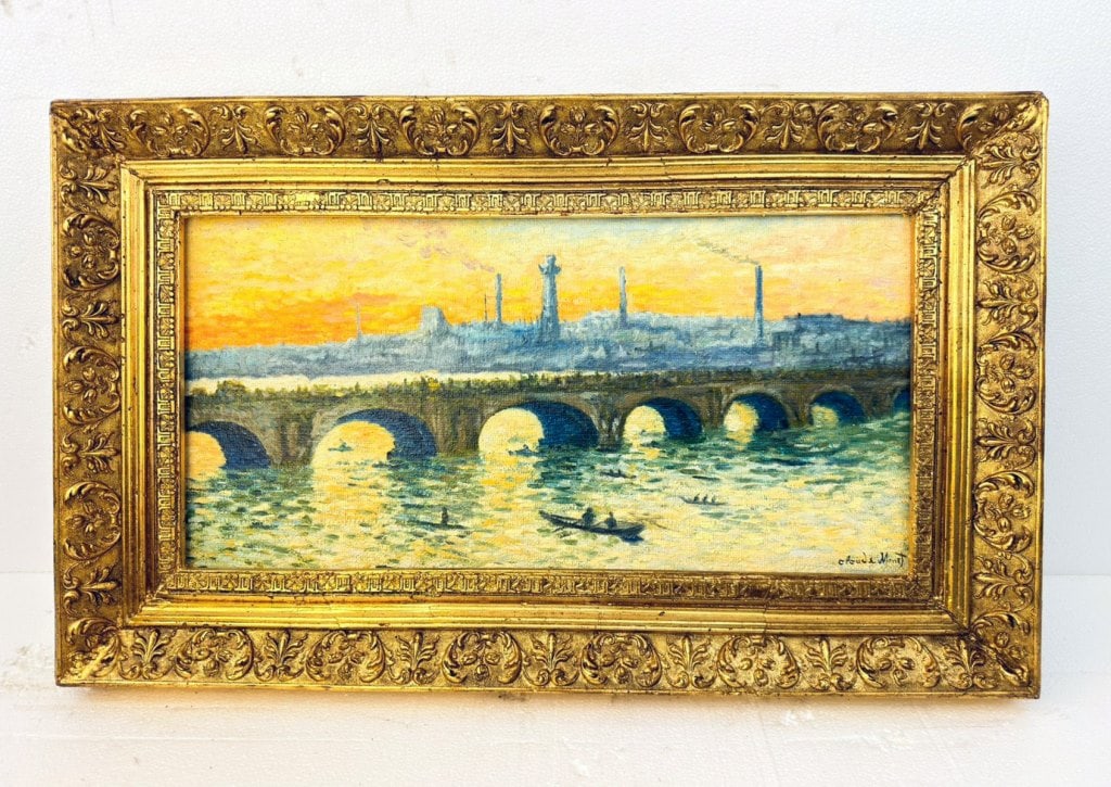 OOC Signed Claude Monet Bernheim Jeune & C (1 of 10)