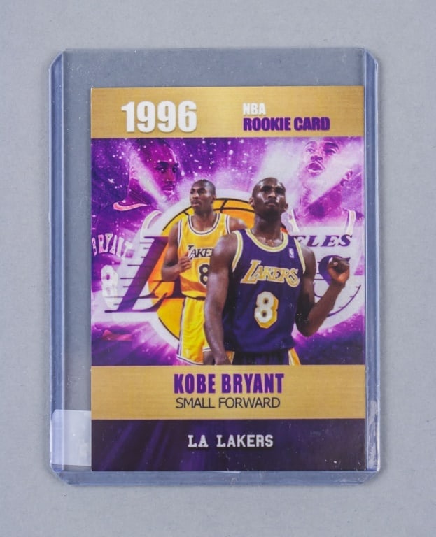 1996 LA Lakers Rookie Kobe Bryant Card (1 of 7)
