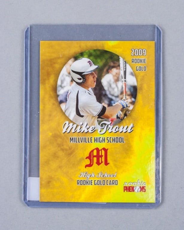 2009 Mike Trout Rookie Gold Card (1 of 7)