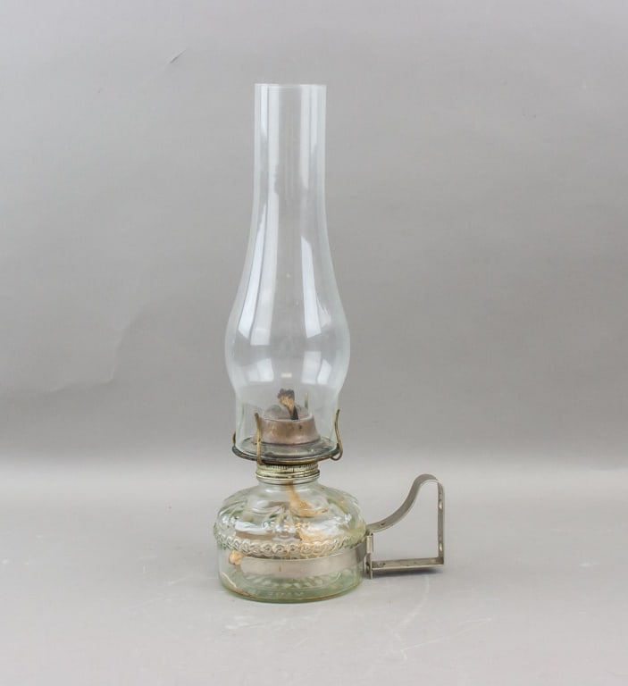 Rare Vintage Glass Oil Lamp Made in USA (1 of 10)