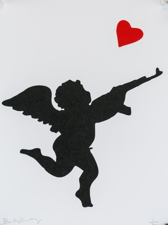 Silkscreen on Paper Signed Banksy 1/300 Art Fair (1 of 9)