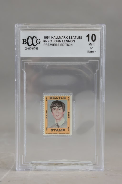 1964 Hallmark Beatles John Lennon Stamp BCCG 10 (1 of 5)
