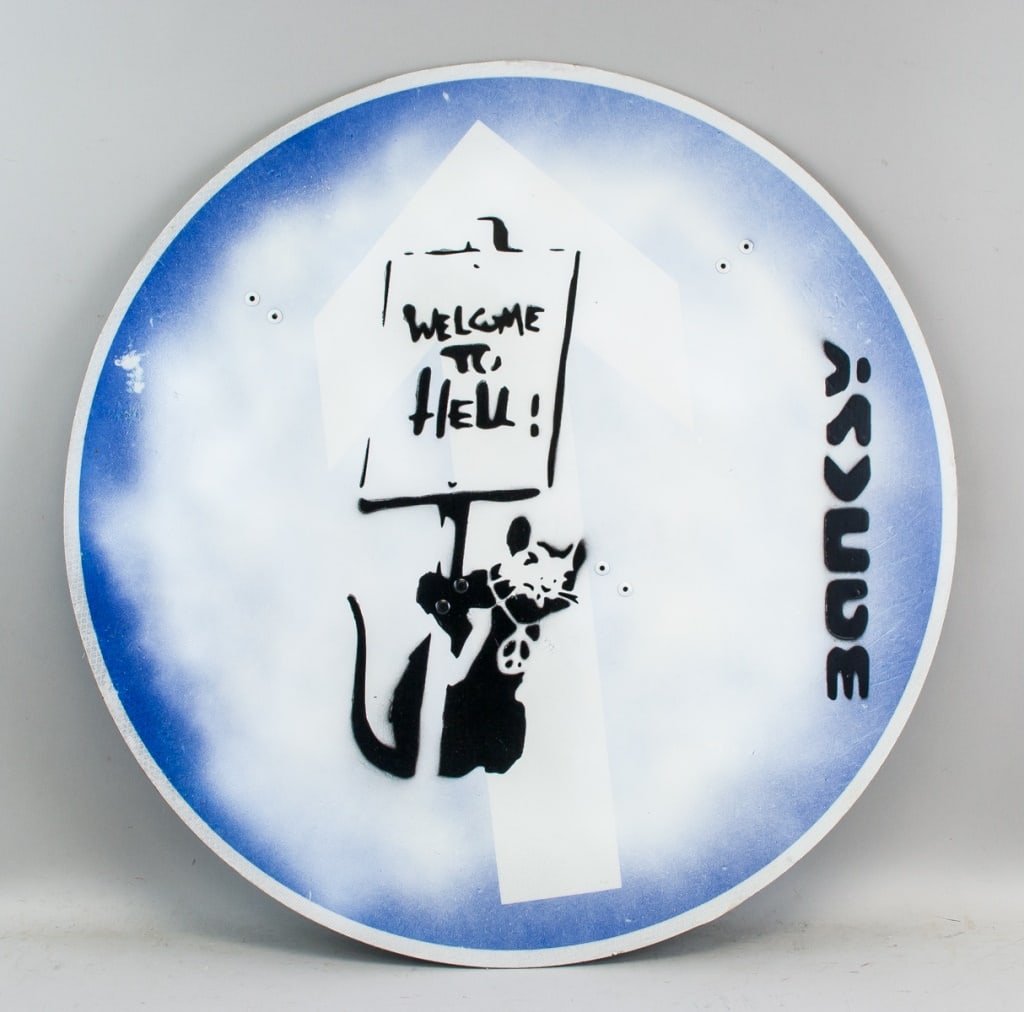 British Spray on Board by Banksy (1 of 6)