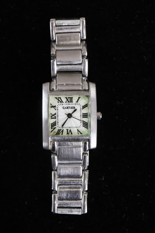 Vintage Marked Cartier Tank Francaise Watch (1 of 6)