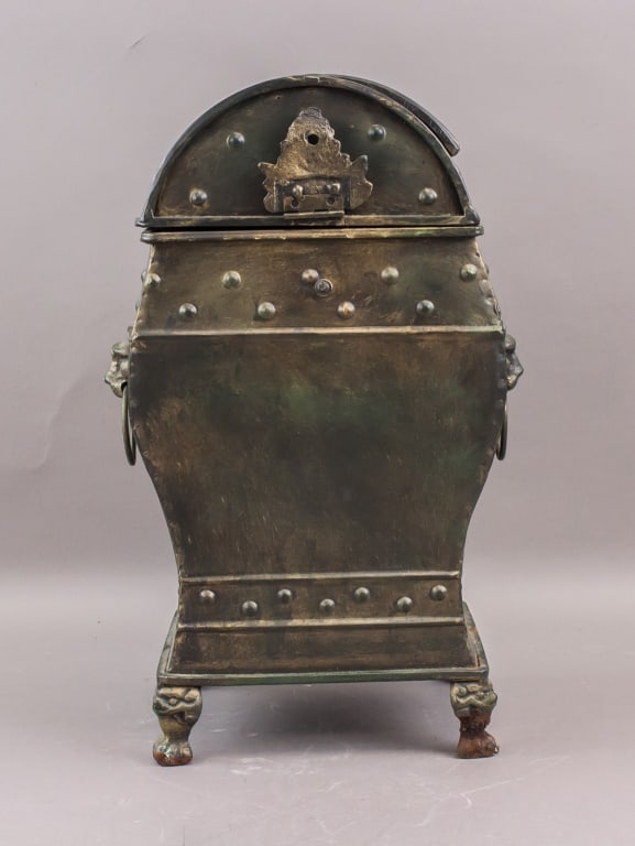 Antique Victorian Cast Iron Coal Bucket (1 of 10)
