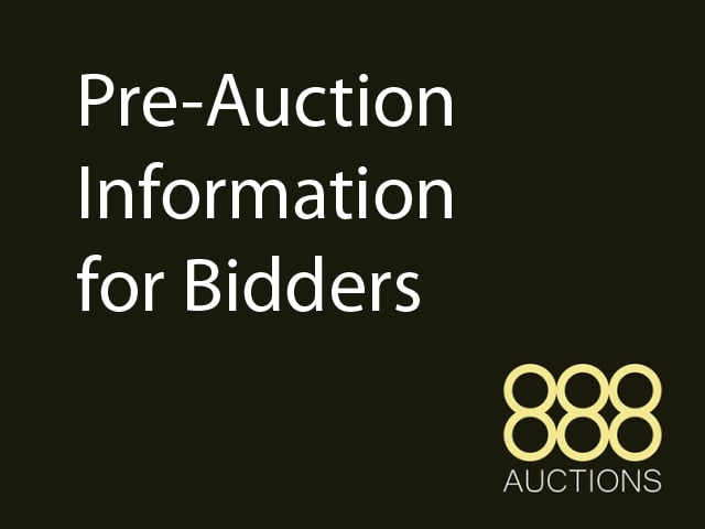 Bidder Pre Auction Information: BIDDING APPROVAL FOR AUCTIONIn order to participate in the auction each bidder must have a valid credit card on file. Once verified you will be automatically approved for future auctions. Please go to