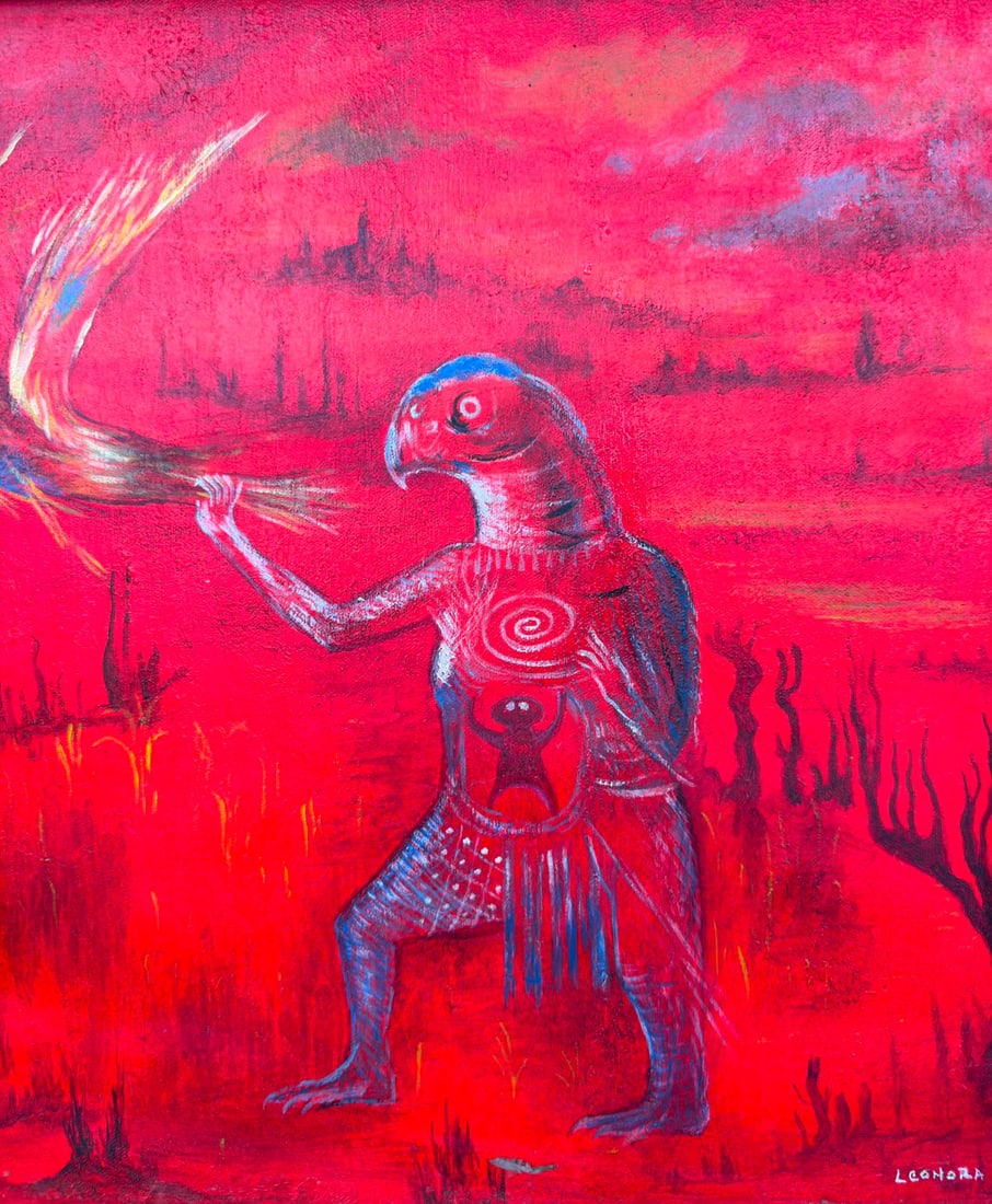Abstract OOC Leonora Carrington B. LEWIN GALLERIES - 2