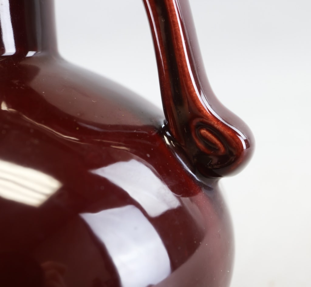 Chinese Reddish-brown Glazed Porcelain Pitcher - 6
