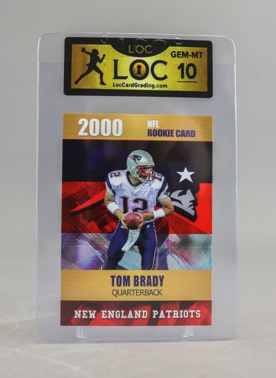 2000 NFLRookie Card Tom Brady LOC 10 (1 of 9)