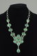 Lady's Emerald Green Beryl Necklace w GLA Cert