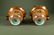 Pair of Chinese Porcelain Gilt Bowls Qianlong Mk - 4