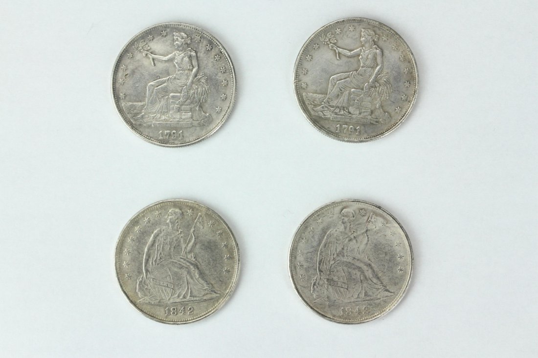 4 Pc US Silver Coins (1 of 4)