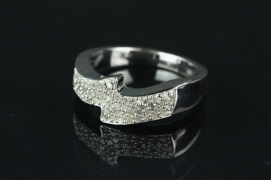 Sterling Silver Diamond (0.42ct) Ring CRV $798 (1 of 4)