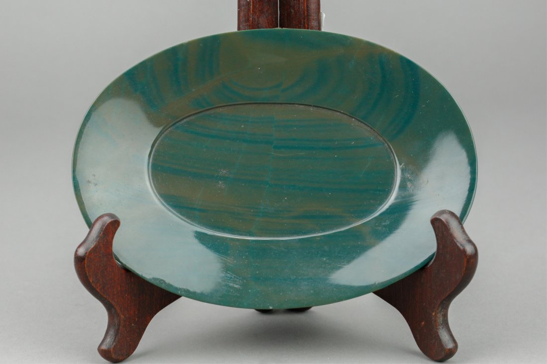 Chinese Agate Carved Plate (1 of 5)