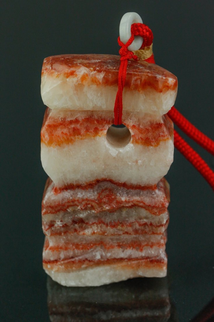 Chinese Shoushan Stone Carved Pendant (1 of 5)