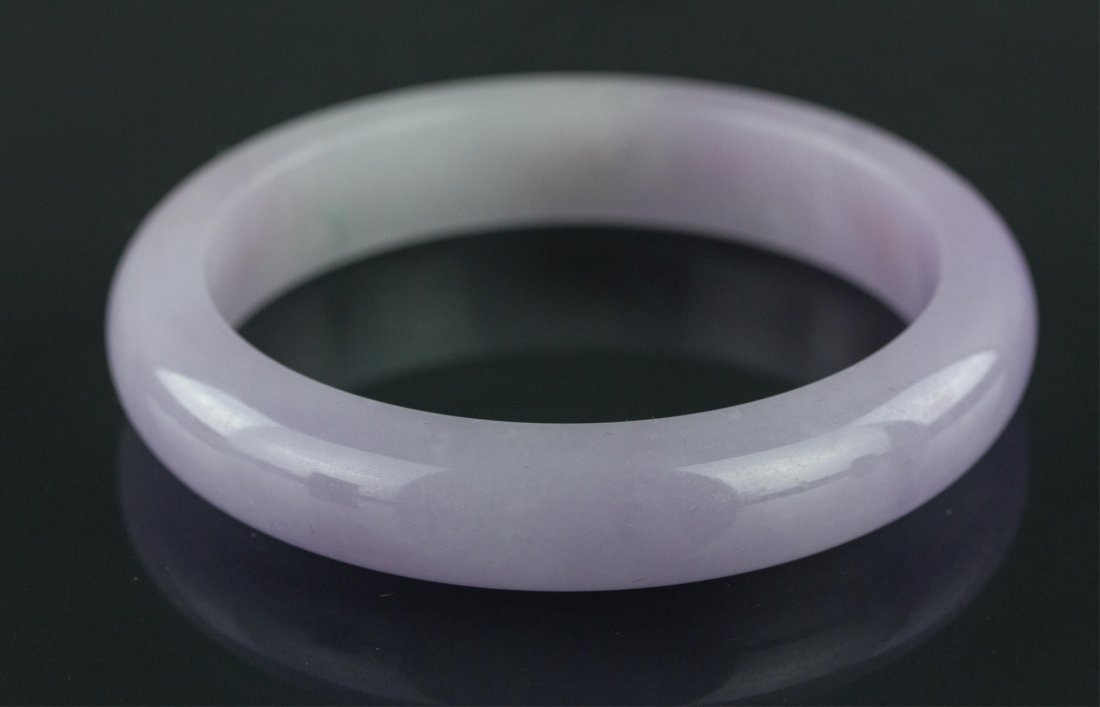 Chinese Lavender Jade Bangle (1 of 3)