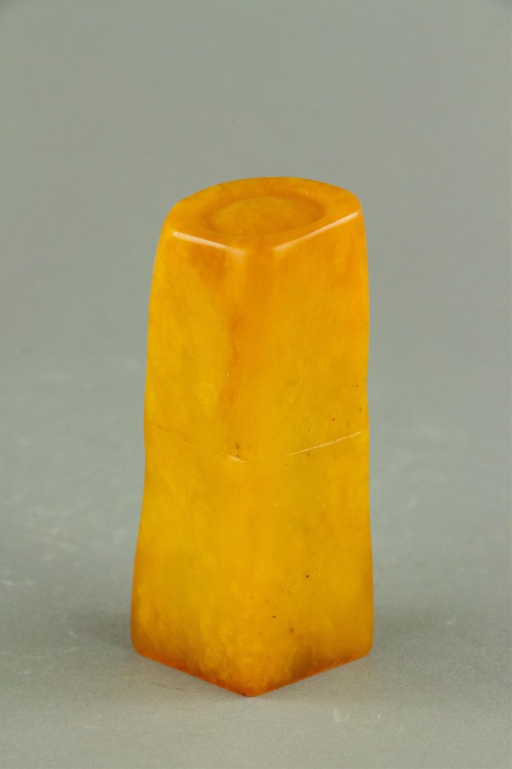 Chinese Shoushan Stone Bolder With Stand (1 of 4)