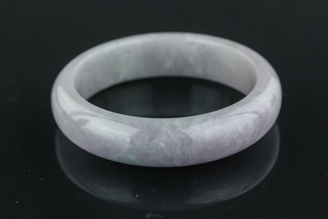 Chinese Lavender Jade Bangle (1 of 5)