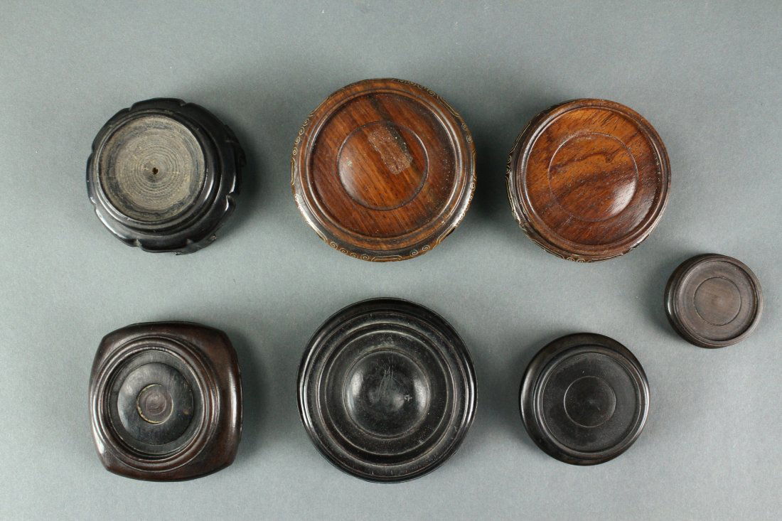 7 Pieces of Chinese Wooden Stands (1 of 8)