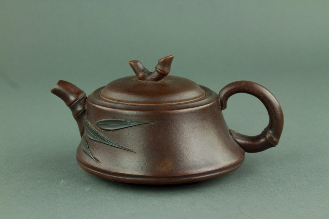 Chinese Zisha Teapot w/ Yixing Mark (1 of 6)