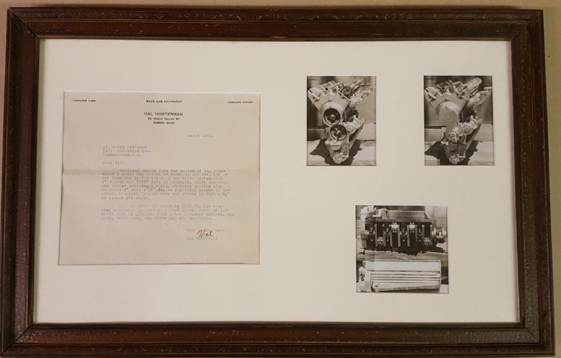 Full HAL race motor photos and letter (1 of 3)