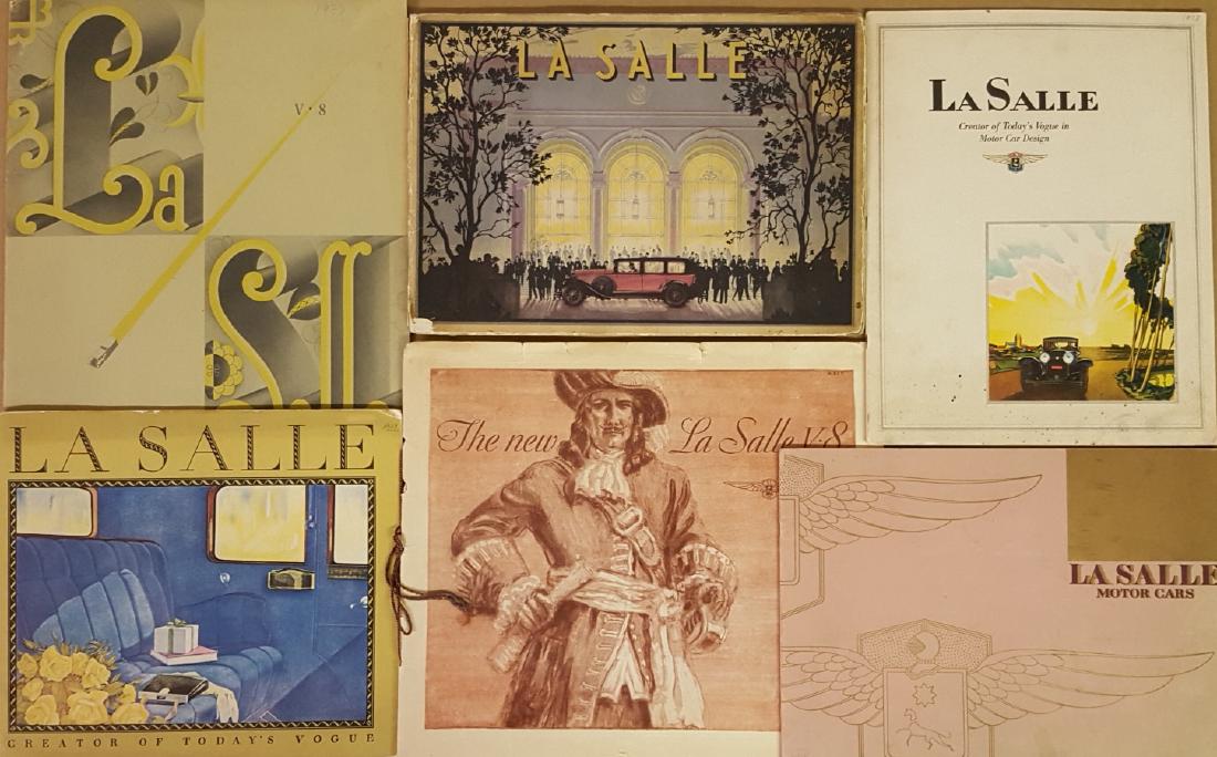 Six classic era LaSalle catalogs (1 of 1)
