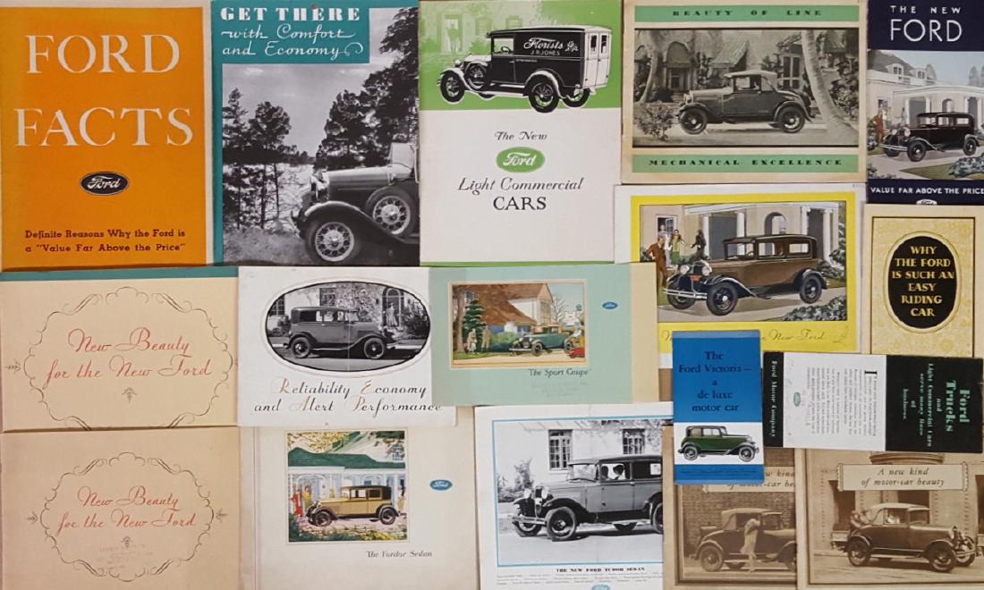 1929-1931 Ford Model A brochures (1 of 2)